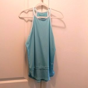 Under Armour athletic tank top with mesh bottom